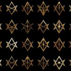 vj loops golden symbols motion backgrounds